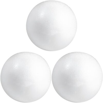 3x Beschilderbare piepschuim ballen/bollen 3 cm 10158798