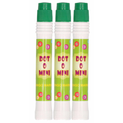 3x Bingo stiften/markers groen 10131942