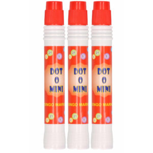 3x Bingo stiften/markers rood 10131936