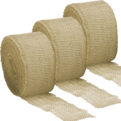 3x Decoratie / hobby lint jute rol 25 meter 10177815