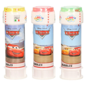 3x Disney Cars bellenblaas flesjes met bal spelletje in dop 60 ml voor kinderen 10334625