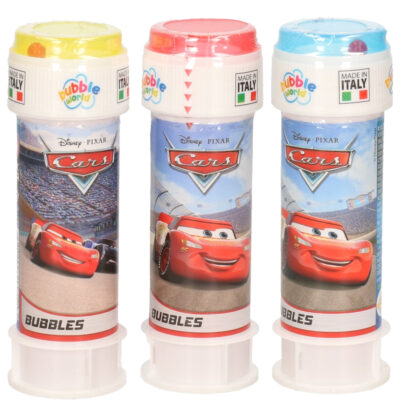 3x Disney Cars bellenblaas flesjes met bal spelletje in dop 60 ml voor kinderen 10335223