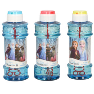 3x Disney Frozen 2 bellenblaas flesjes met bal spelletje in dop 300 ml voor kinderen 10335213