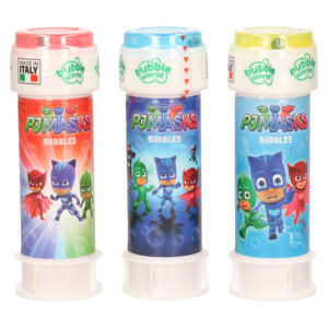 3x Disney PJ Masks bellenblaas flesjes met bal spelletje in dop 60 ml voor kinderen 10334583