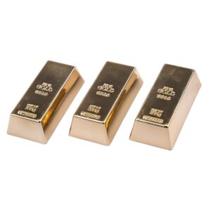 3x Goudstaven magneet 6 cm 10147578