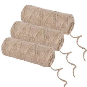 3x Hobby garen van jute 50 meter 10177800