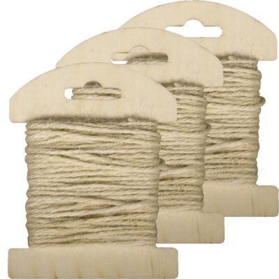 3x Hobby touw van jute 10 meter 10177808