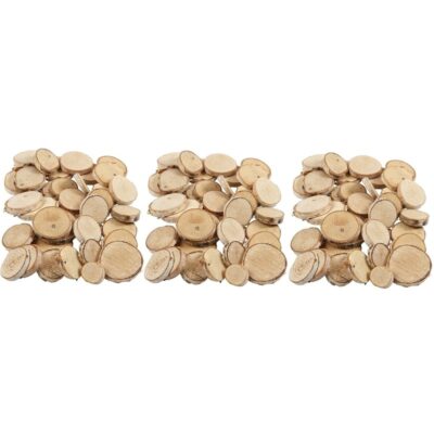 3x Hout mix boomstammetjes 600 gram 10169405