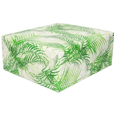 3x Inpakpapier/cadeaupapier wit/groene palmbomen 200 x 70 cm 10177879