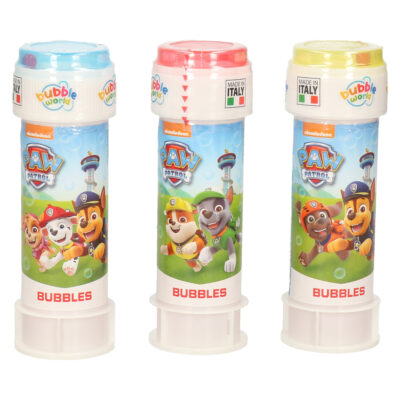 3x Paw Patrol bellenblaas flesjes met bal spelletje in dop 60 ml voor kinderen 10334607