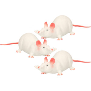 3x Speelgoed huisdier rat 28 cm 10157720