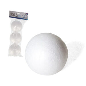 3x Stuks piepschuim hobby/DIY ballen/bollen 7 cm 10329994