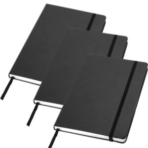 3x Zwarte luxe schriften A5 formaat 10165703