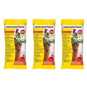 3x zakjes boetseer klei/gips terracotta 1 kilo 10216890