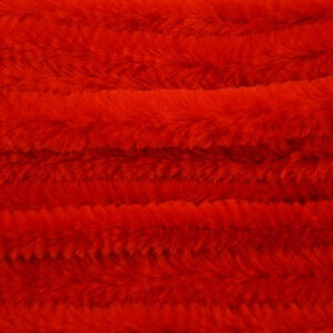 40x Rood chenille draad 14 mm x 50 cm 10188133