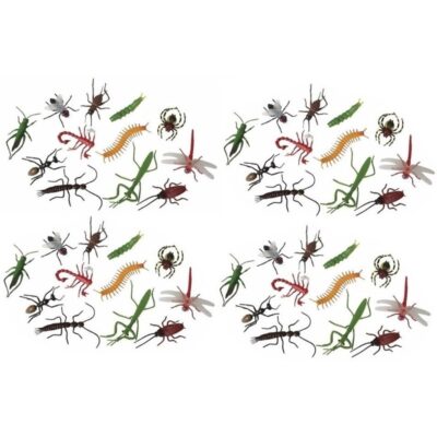 48x Plastic speelgoed insecten 10169458