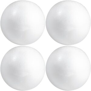 4x Beschilderbare piepschuim ballen/bollen 3 cm 10158799