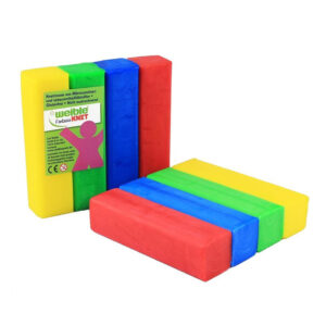 4x Gekleurde fantasie klei blokken 100 gram creatief speelgoed voor kinderen 10239956