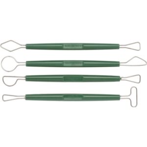 4x Hobbymateriaal klei boetseergereedschap 10173996