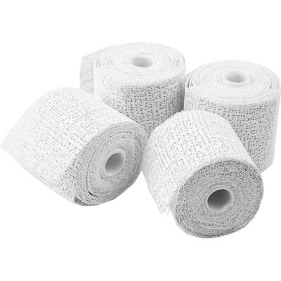 4x Rollen gips gaas/gipsverband 5 x 2700 cm 10332649