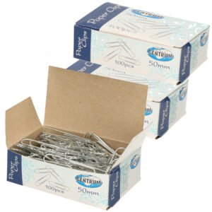 500 stuks grote zilveren paperclips 50 mm 10112652