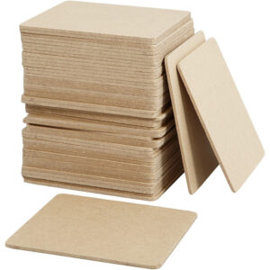 50x MDF hobby knutsel onderzetters 10 cm 10194718