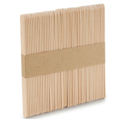 50x stuks Hobby knutsel ijslolly houtjes naturel 11 cm 10312366