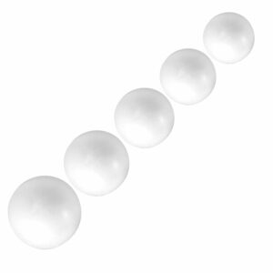 5x Beschilderbare piepschuim ballen/bollen 7 cm 10173223