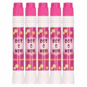 5x Bingo stiften/markers paars 10131949