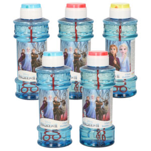 6x Disney Frozen 2 bellenblaas flesjes met bal spelletje in dop 300 ml voor kinderen 10335215