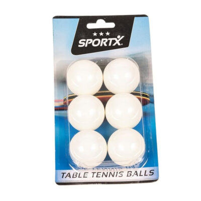 6x stuks Tafeltennis ballen / tafeltennis balletjes 10200084