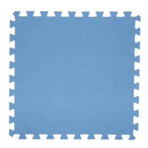 8x stuks Foam puzzelmat zwembadtegels/fitnesstegels blauw 50 x 50 cm 10350401