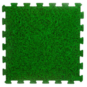 8x stuks Foam puzzelmat zwembadtegels/fitnesstegels gras 50 x 50 cm 10350394