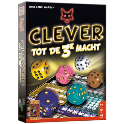 999 Games gezelschapsspel Clever tot de 3e macht (NL) 589891