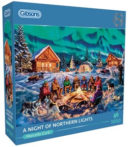 A Night of Northern Lights Puzzel (1000 stukjes) 37890723377