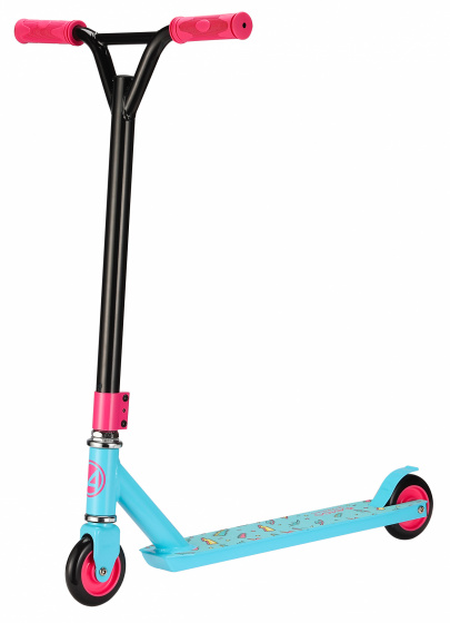 AMIGO Girlpower Stuntstep Meisjes Voetrem Blauw 473001