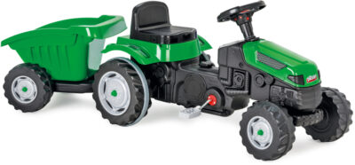 AMIGO Pilsan Active traptractor met aanhanger groen/zwart 1020170