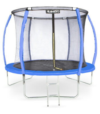 AMIGO trampoline Basic met veiligheidsnet en ladder 305 cm blauw 1020519