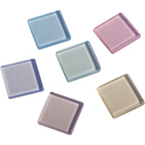 Acryl mozaiek steentjes pastel 615x stuks 10254431