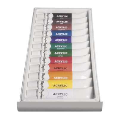 Acrylverf schilder set tubes 12 kleuren 12 ml 10267416