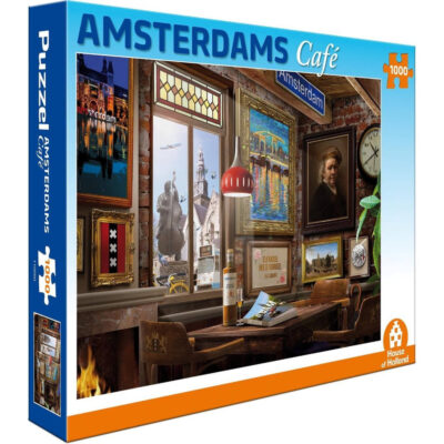 Amsterdams Café Puzzel 1000 Stukjes 3749556