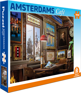 Amsterdams Café Puzzel (1000 stukjes) 25879686525