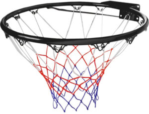 Angel Sports Basketbalring met net 46 cm zwart 1023496