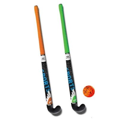 Angel Sports hockeyset 3 delig groen/oranje 30 inch 196505