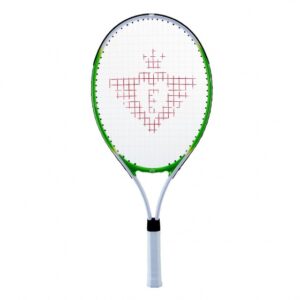 Angel Sports tennisracket 25 inch met twee ballen groen 302212