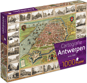 Antwerpen Cartografie Puzzel (1000 stukjes) 35162806341