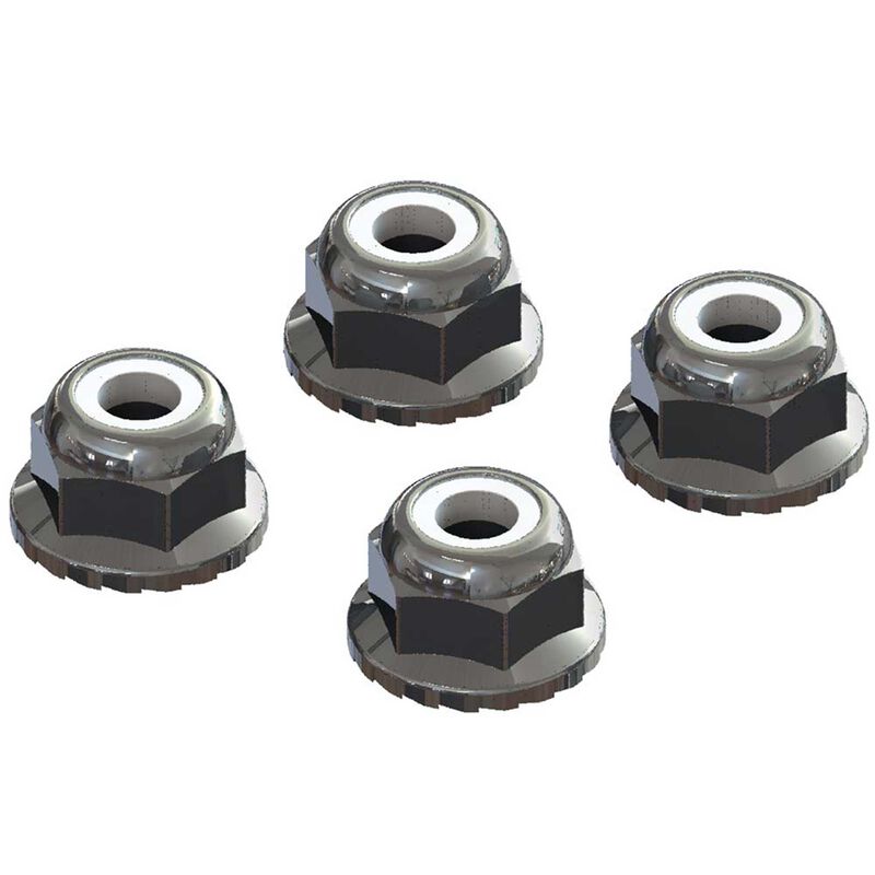 Arrma - Flanged Nyloc Locknut 4mm