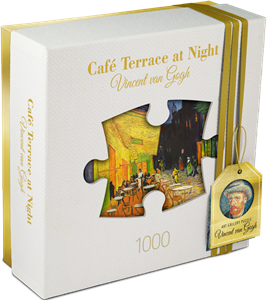 Art Gallery - Cafe Terrace at Night Vincent van Gogh Puzzel (1000 stukjes) 34153894771