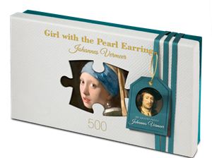 Art Gallery - Meisje met de Parel Johannes Vermeer Puzzel (500 stukjes) 34153894775