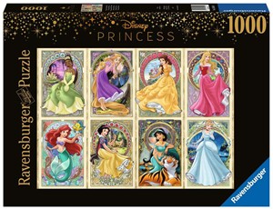 Art Nouveau Prinsessen Puzzel (1000 stukjes) 31166795385